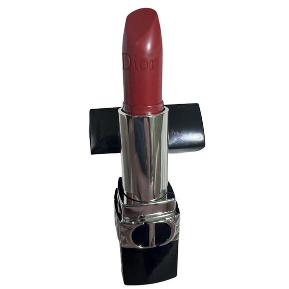 CHRISTIAN DIOR - ROUGE DIOR - COUTURE COLOUR LIPSTICK - 080 RED SMILE SATIN - Picture 1 of 2